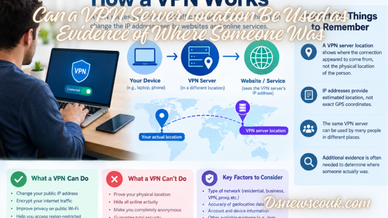 Can a VPN Server Location Be Used as Evidence of Where Someone Was